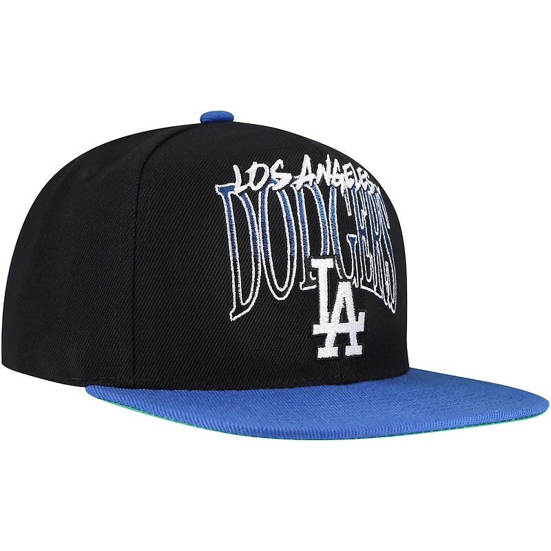 Casquette snapback Rise Up des Los Angeles Dodgers de Mitchell & Ness pour homme noire