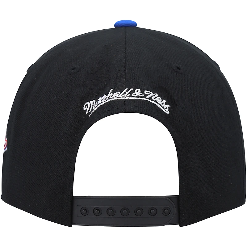 Men's Mitchell & Ness Black Los Angeles Dodgers World Series Champs Snapback Hat