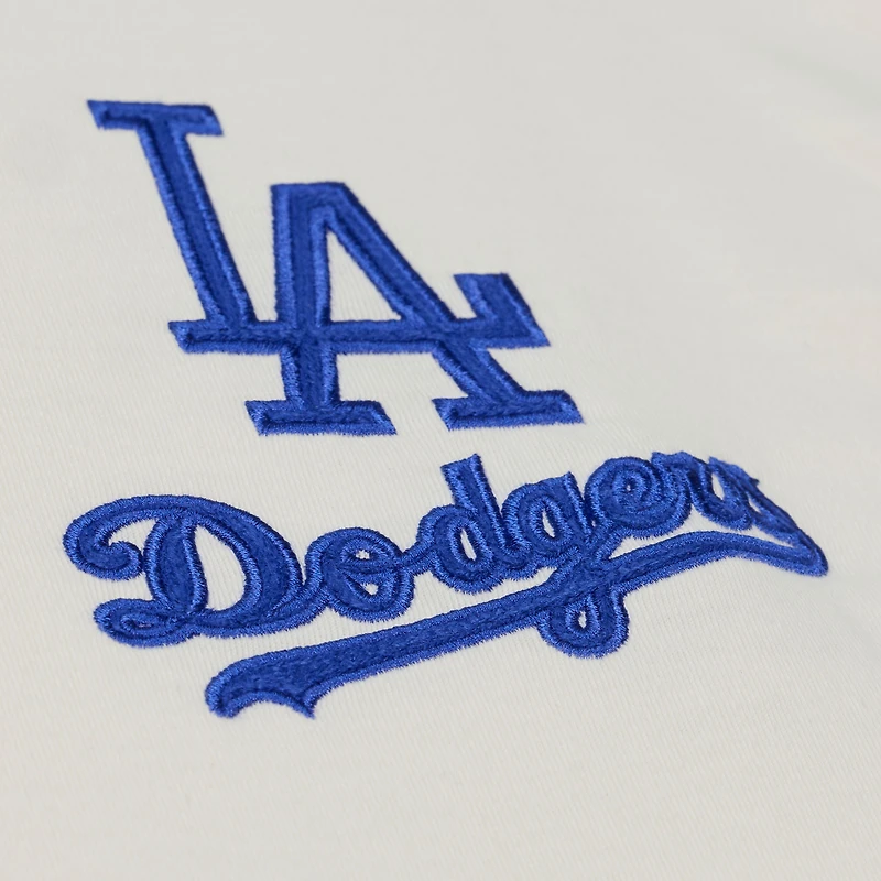 Men's Mitchell & Ness Cream Los Angeles Dodgers Classic T-Shirt