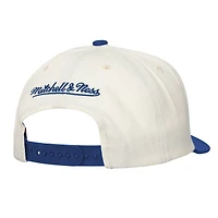 Casquette Mitchell & Ness crème pour homme des Dodgers de Los Angeles, extensible et à pression