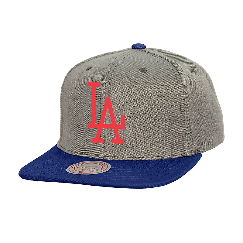 Men's Mitchell & Ness Los Angeles Dodgers Cooperstown Collection Basic Flip Snapback Hat