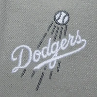 Men's Mitchell & Ness  Gray Los Angeles Dodgers Thunderstorm Head Coach Pro-Crown Adjustable Hat