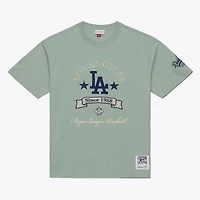 Men's Mitchell & Ness Green Los Angeles Dodgers Yacht Rock T-Shirt