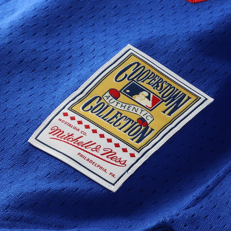 Men's Mitchell & Ness Hideo Nomo Royal Los Angeles Dodgers Big Tall Cooperstown Collection Mesh Batting Practice Jersey