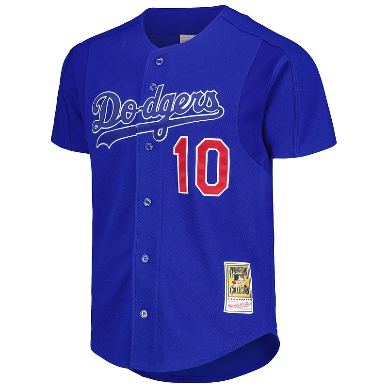 Maillot d'entraînement au bâton Mitchell & Ness Hideo Nomo Royal Los Angeles Dodgers Cooperstown Collection 2004 pour hommes