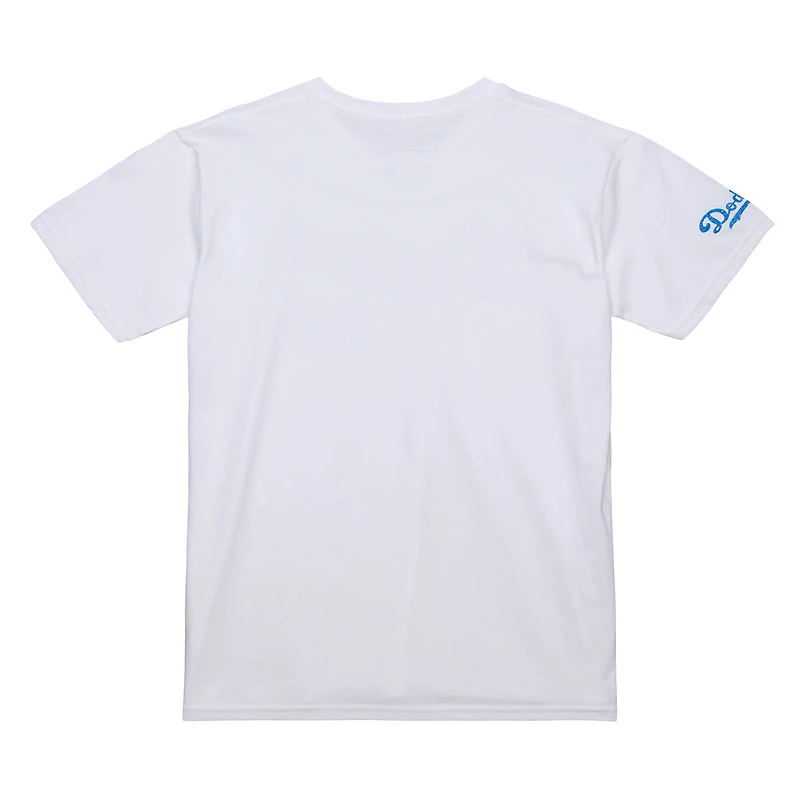 T-shirt de joueur blanc la collection Cooperstown des Dodgers Los Angeles Jackie Robinson Mitchell & Ness pour hommes