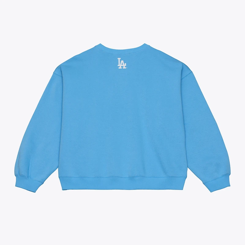 Men's Mitchell & Ness Light Blue Los Angeles Dodgers Insignia Fleece Sweatshirt