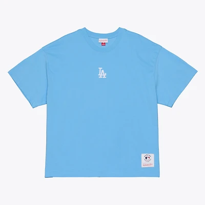 Men's Mitchell & Ness Light Blue Los Angeles Dodgers Insignia Premium T-Shirt