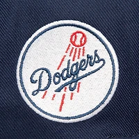 Casquette à visière double snapback Mitchell & Ness bleu marine des Los Angeles Dodgers pour homme