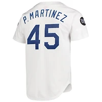 Mitchell & Ness Pedro Martinez pour hommes Blanc Los Angeles Dodgers 1993 Cooperstown Collection Accueil Maillot authentique