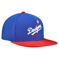 Casquette snapback basique Mitchell & Ness Royal Los Angeles Dodgers Cooperstown Collection pour homme