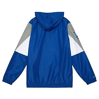 Men's Mitchell & Ness Royal Los Angeles Dodgers Throw It Back Full-Zip Windbreaker Jacket