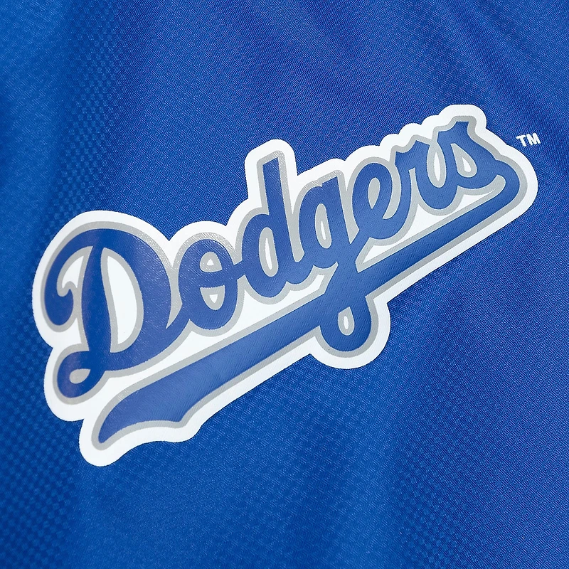 Men's Mitchell & Ness Royal Los Angeles Dodgers Throw It Back Full-Zip Windbreaker Jacket