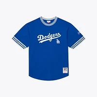 Men's Mitchell & Ness  Royal Los Angeles Dodgers Wild Pitch Ringer T-Shirt