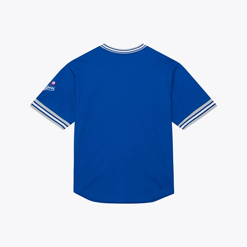Men's Mitchell & Ness Royal Los Angeles Dodgers Wild Pitch Ringer T-Shirt