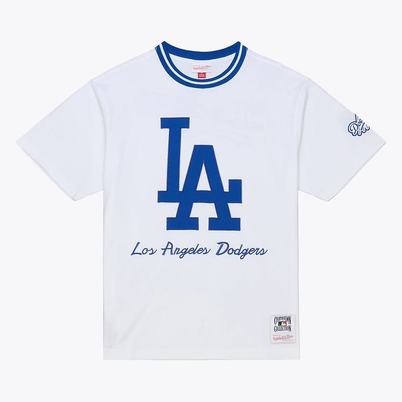 Men's Mitchell & Ness White Los Angeles Dodgers Cooperstown Collection Arctic T-Shirt
