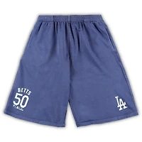 Mookie Betts Royal Los Angeles Dodgers Big & Tall Short en tricot double cousu pour homme