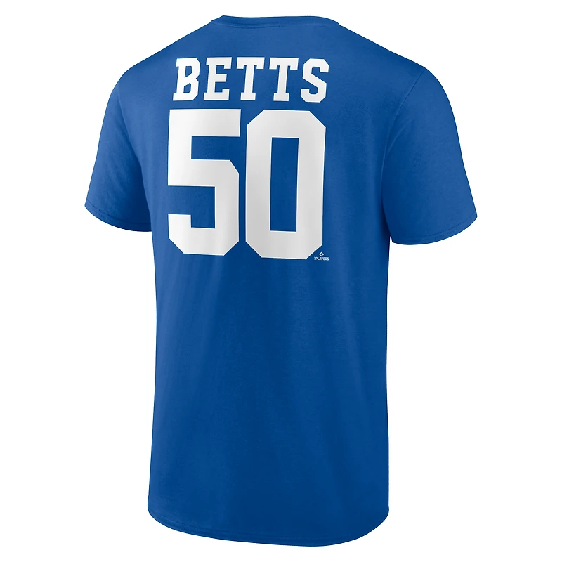 Men's Mookie Betts Royal Los Angeles Dodgers Player Icon T-Shirt
