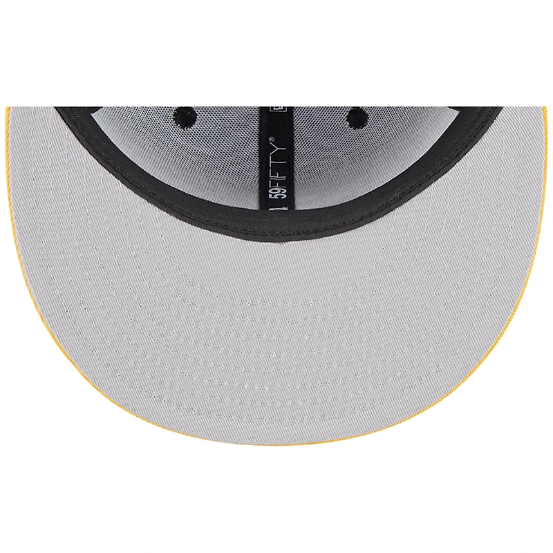 Men's New Era Black/Gold Los Angeles Dodgers 59FIFTY Fitted Hat