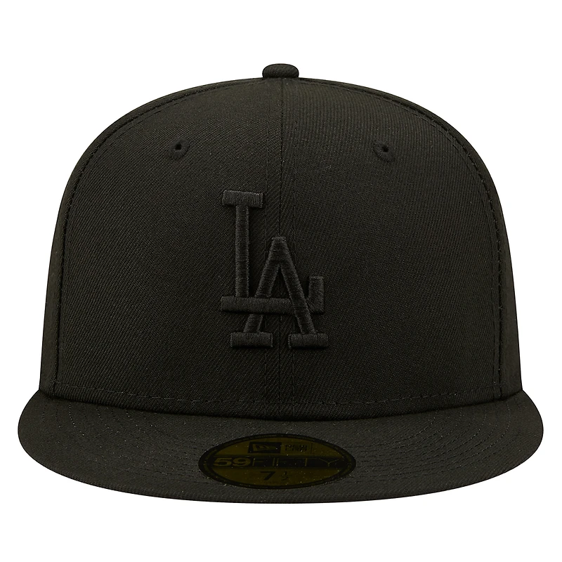 Men's New Era Black Los Angeles Dodgers 2024/25 Back to Champions Circle Side Patch Fitted 59FIFTY Hat