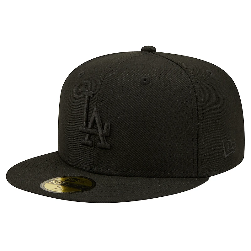 Men's New Era Black Los Angeles Dodgers 2024/25 Back to Champions Circle Side Patch Fitted 59FIFTY Hat