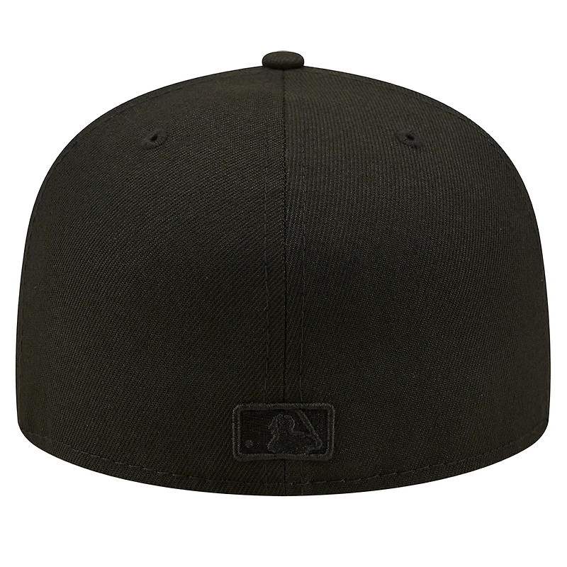 Men's New Era Black Los Angeles Dodgers 2024/25 Back to Champions Circle Side Patch Fitted 59FIFTY Hat