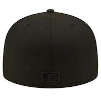Men's New Era Black Los Angeles Dodgers 2024/25 Back to Champions Circle Side Patch Fitted 59FIFTY Hat