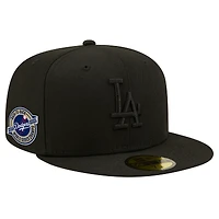 Men's New Era Black Los Angeles Dodgers 2024/25 Back to Champions Circle Side Patch Fitted 59FIFTY Hat