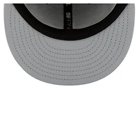 Men's New Era Black Los Angeles Dodgers 2024/25 Back-to-Back Champions Diamond Side Patch 59FIFTY Fitted Hat