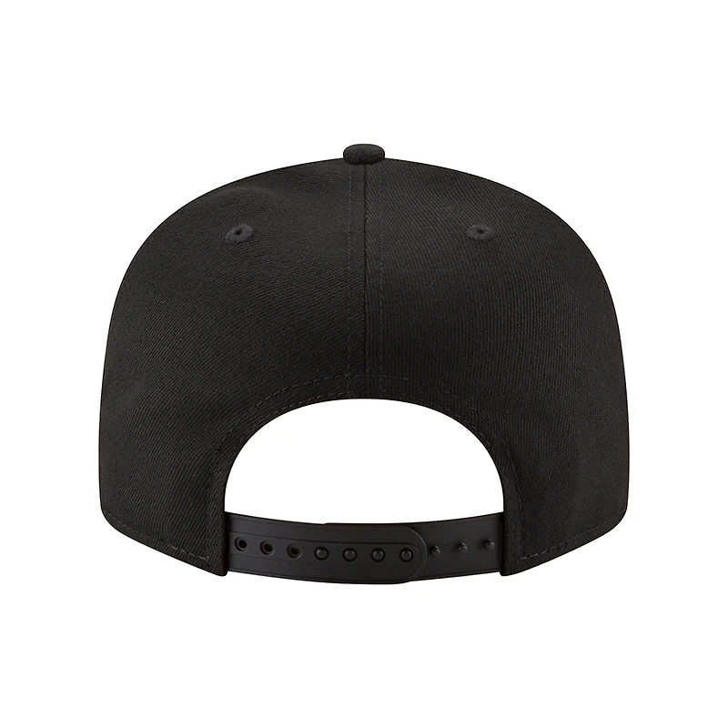 Men's New Era Black Los Angeles Dodgers 2024/25 Back-to-Back Champions Diamond Side Patch 9FIFTY Snapback Hat