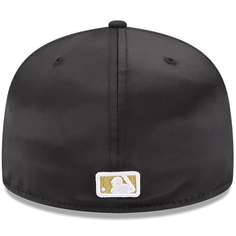 Men's New Era Black Los Angeles Dodgers 2025 59FIFTY Day Gold Leaf Fitted Hat