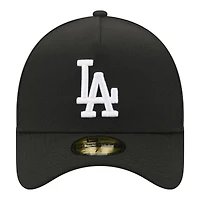 Casquette ajustée New Era 59FORTY noire pour homme, Los Angeles Dodgers, modèle A-Frame.