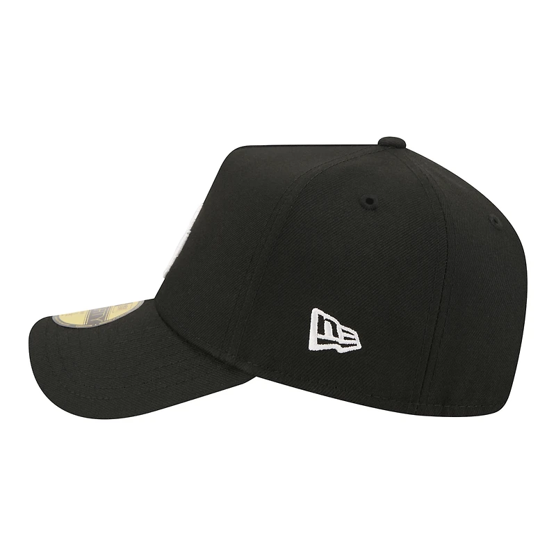 Men's New Era  Black Los Angeles Dodgers A-Frame 59FORTY Fitted Hat