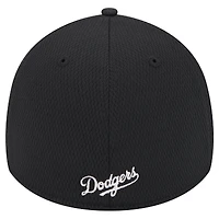 Casquette flexible Active Dash Mark 39THIRTY des Los Angeles Dodgers New Era noire pour hommes