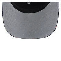 Men's New Era Black Los Angeles Dodgers Adventure Drinks Pattern 9SEVENTY Stretch-Snap Hat