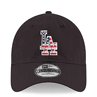 Casquette ajustable New Era noire Los Angeles Dodgers America 250 9TWENTY pour homme