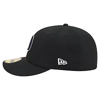 Men's New Era Black Los Angeles Dodgers Americana Bald Eagle Pre-Curved 59FIFTY Fitted Hat