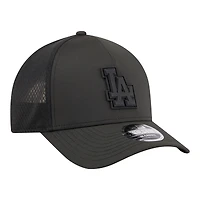 Casquette trucker New Era 9FORTY noire pour homme, avec logo M-Crown et monture en A
