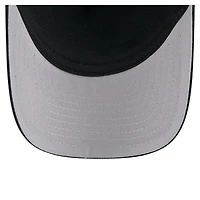 Men's New Era Black Los Angeles Dodgers City Initial 9FORTY A-Frame M-Crown Adjustable Trucker Hat