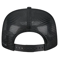 Men's New Era  Black Los Angeles Dodgers Gummy Golfer Trucker Adjustable Hat