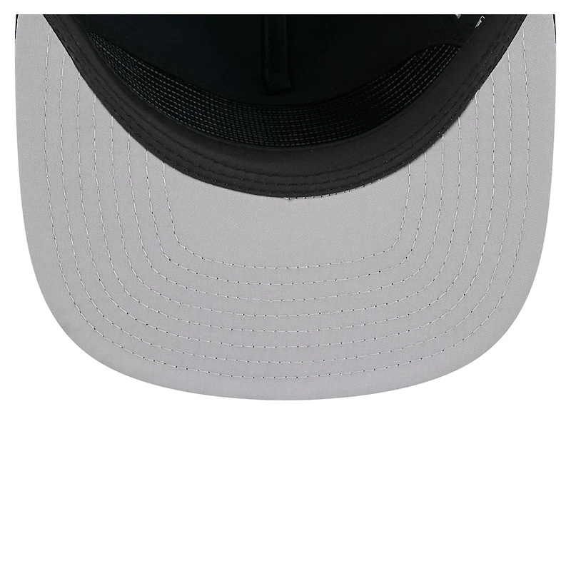 Men's New Era Black Los Angeles Dodgers Gummy Golfer Trucker Adjustable Hat