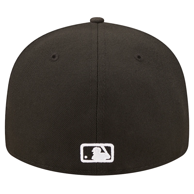 Men's New Era Black Los Angeles Dodgers Low Profile 59FIFTY Fitted Hat