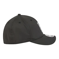 Men's New Era  Black Los Angeles Dodgers Metallic 39THIRTY M-Crown Flex Hat