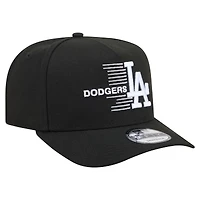 Men's New Era  Black Los Angeles Dodgers Motion A-Frame 9FIFTY Snapback Hat