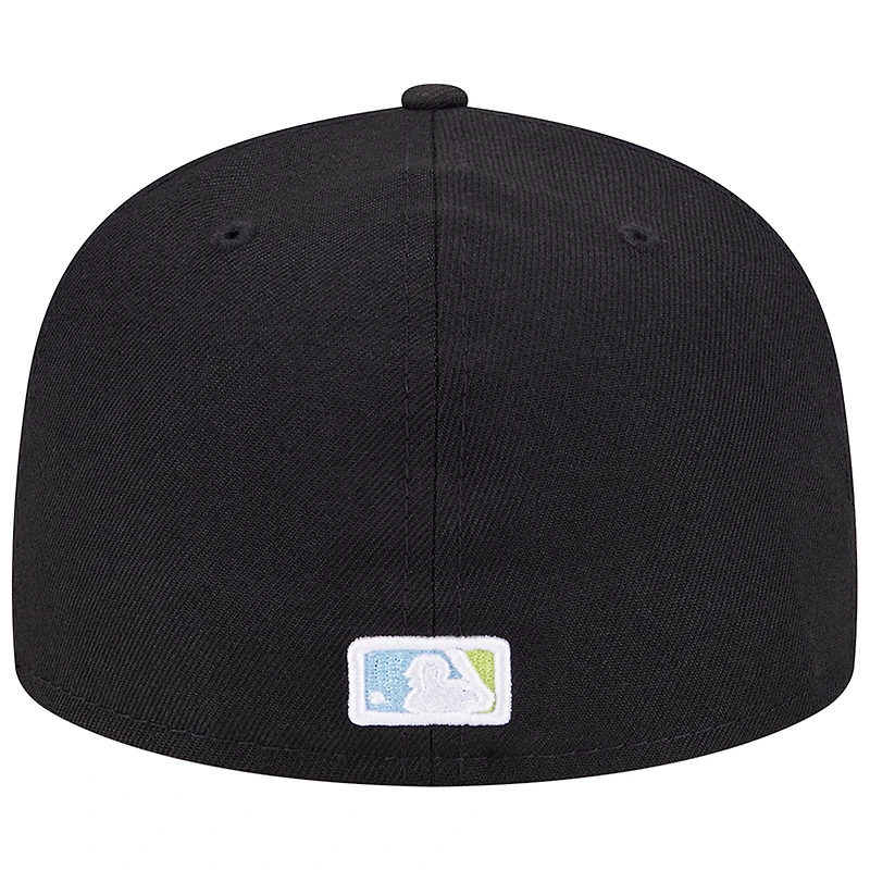 Men's New Era Black Los Angeles Dodgers Multi-Color Pack 59FIFTY Fitted Hat