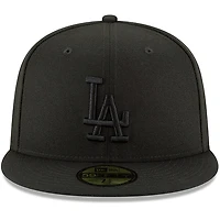 Men's New Era Black Los Angeles Dodgers Primary Logo Basic 59FIFTY Fitted Hat