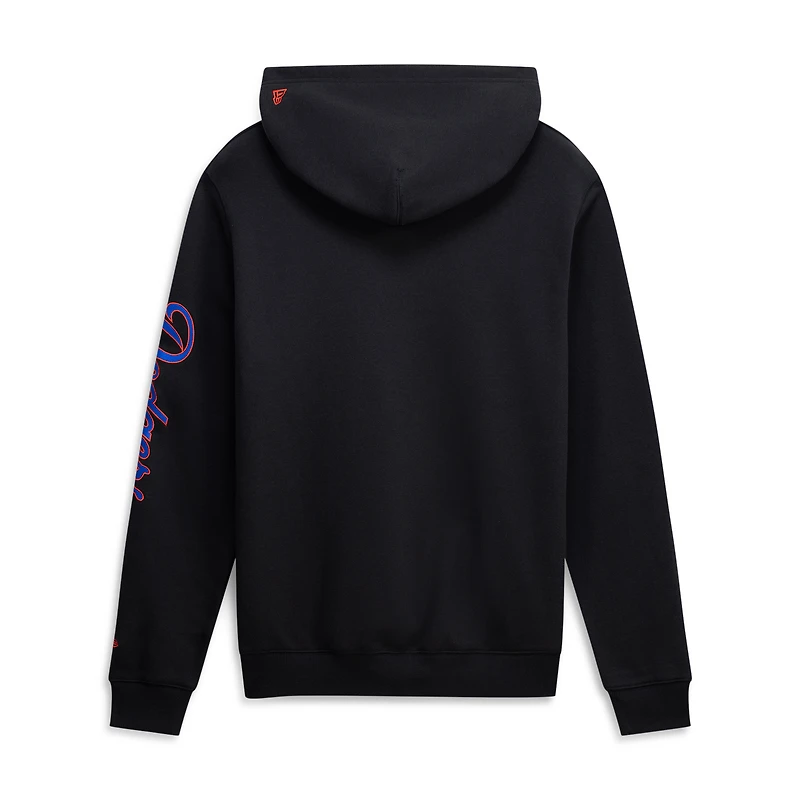 Sweat à capuche New Era noir pour homme, Los Angeles Dodgers, drapeau de Porto Rico
