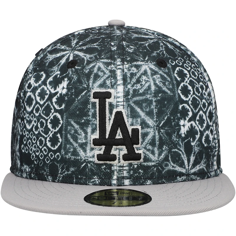 Men's New Era Black Los Angeles Dodgers Sands 59FIFTY Fitted Hat