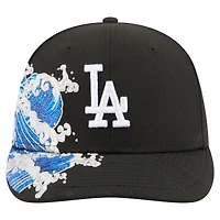 Men's New Era  Black Los Angeles Dodgers Surf 59FIFTY Fitted Hat