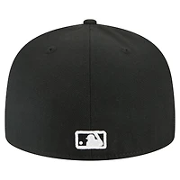 Men's New Era Black Los Angeles Dodgers Tri-Hit 59FIFTY Fitted Hat